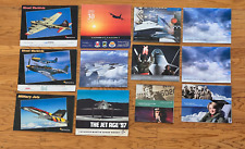 Lot 12 Vtg '80s '90s Lockheed Fighter Jet Aircraft Calendars Skunk Works Photos picture