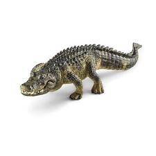 Wild Life Realistic Alligator Figurine with Movable Jaw - Detailed Alligator ... picture