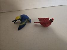 Set Of 2 Cardinal Hummingbird Fly Through Screen Window Magnet 3D 2 Piece AS IS picture