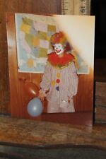 Vintage Photo 1980's Creepy Clown picture
