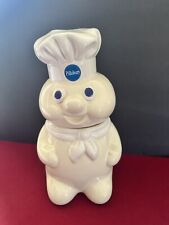 Vintage 1988 Pillsbury Doughboy Cookie Jar -12 inches tall Good Condition picture