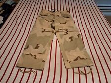 U.S. Army 3-Color Desert Extended Cold Weather Trousers Size Medium-Short Used picture