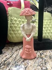 Vintage Avon Fashion Figurine Gay Nineties Collectible Topaze Cologne Bottle picture