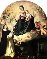 Catholic print picture - OUR LADY OF THE ROSARY  -   8