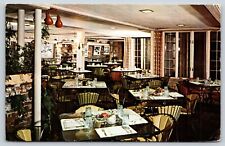 Vintage Postcard Rockport, MA Massachusetts, Peg Leg Restaurant Dining Room F10 picture