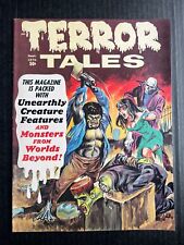 TERROR TALES September 1970 Monsters Creature Zombies eerie creepy picture