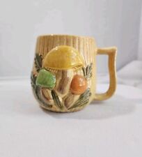 Vintage Arnels Coffee Mug w/ Mushrooms, Cottagecore Retro, 3D Design picture