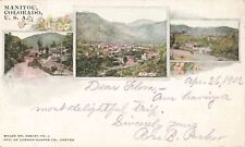 1902 Manitou CO Private Mailing Card Dear Flora Sincerely Yours Rose Parker picture