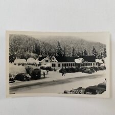 Antique Vintage RPPC Real Photograph Postcard Snow Summit Inn Snoqualmie Pass WA picture