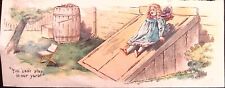 c1880 McLAUGHLINS COFFEE I DONT WANT PLAY IN YOUR YARD VICTORIAN TRADE CARD Z226 picture