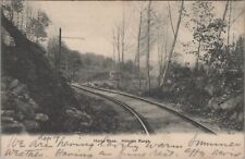 c1905 Trolley track Holyoke Range Massachusetts Drexel Drug Store publisher F159 picture