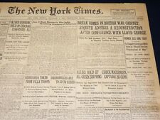 1916 DECEMBER 4 NEW YORK TIMES - CHIHUAHUA TAKEN FROM VILLA TROOPS - NT 8627 picture