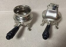 VINTAGE ASR KETTLE STYLE TABLE LIGHTER & ASHTRAY NON-TARNISH picture
