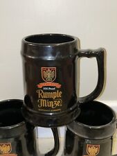 Rumple Minze Lot Of 4 Ceramic 42 Ounce Mugs (3) & Shot glass Vintage Rare Set picture