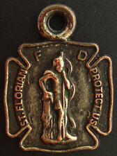 Vintage Saint Florian Fire Fighter Medal Religious Holy Catholic picture