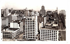 Postcard Seattle Washington Shopping District c1940s RPPC Aerial View -8423 picture