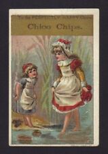 1880's Chico Chips Chewing Gum Trade Card - Healthy Confection - Cleveland, OH picture