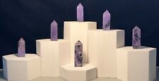Charoite Tower,Quartz Crystal, Metaphysical,Reiki,Rare,Lilac Stone,Unique gift picture
