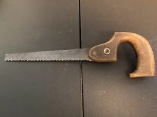 ANTIQUE KEYHOLE SAW  13-1/2” SAW LENGTH WTH 7-1/2” BLADE picture