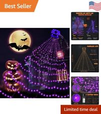 Spider Web Lights: Purple Net - 8 Modes - Patio, Garden, House (21Ft*15Ft) picture