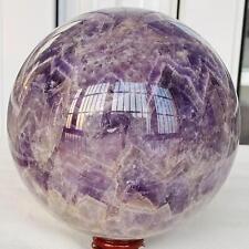 4300g Natural Dream Amethyst Quartz Crystal Sphere Ball Healing picture