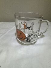 Vintage Luminarc glass Halloween Mug picture