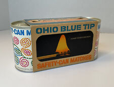 Saul Bass Designed Ohio Blue Tip Safety Matches - 3 Cans In Original Packaging picture
