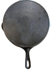 Vintage Wagner #8 Sidney -O- Cast Iron Skillet Arch Logo Heat Ring Read picture