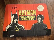 Topps Batman 1989 Retail Store Display Sign Vintage Rare picture