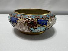 4” Vintage Chinese Cloisonne Bowl Trinket Dish picture