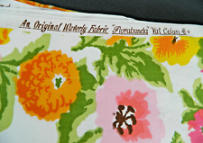 Waverly Fabric Floral Bright Colors Florabunda 65” x 45
