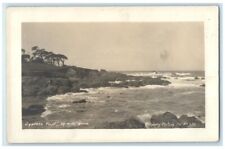 c1910's Cypress Point Shoreline View Pillsbury California CA RPPC Photo Postcard picture