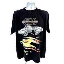 Rare Vintage 90s Star Wars Trade Federation Droid Fighter Lucas Film T-Shirt-L picture