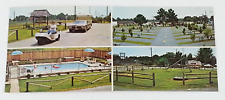 Vintage Perry Overnight RV Trailer Park Georgia Long  Postcard picture