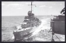 US Navy Destroyer USS HELM DD-388 Navy Ship Postcard picture