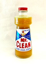 Vintage 1950's Mr. Clean Procter & Gamble NOS Full Cleaner Advertising Bottle picture