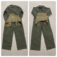 Vintage WWII Mechanics Coveralls With Mechanics Apron Good Condition picture