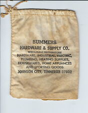 AR-048 - Summers Hardware Supply Co, Johnson City, TN 1960's Cloth Bag picture