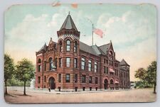 Old City Hall, Now History Center, Fort Wayne IN Indiana 1907 Antique Postcard picture
