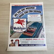 Mobilgas Gasoline Socony-Vacuum 1953 Vintage Print Ad Life Magazine picture