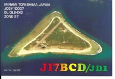 QSL 1994   Minami Torishima  Island  radio card picture