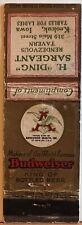 Rendezvous Tavern Keokuk IA Iowa Budweiser Beer Vintage Matchbook Cover picture