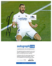 KARIM BENZEMA AUTOGRAPH SIGNED 8X10 PHOTO FOOTBALLER SOCCER REAL MADRID ACOA picture