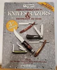 SARGENT'S AMERICAN PREMIUM GUIDE TO POCKET KNIVES & By Jim Sargent 1992 Vintage  picture
