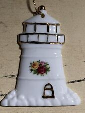Royal Albert Lighthouse Ornament Old County Roses picture