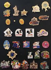Disney Pins Lot Of 28 Disneyland, Enchanted Tiki Room, Haunted Mansion, Etc picture