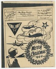 V-Mail WWII Merry Christmas  1944 picture