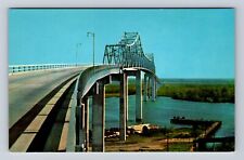 Savannah GA-Georgia, The Eugene Talmadge Bridge, Antique, Vintage Postcard picture