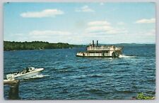 Post Card Songo River Queen on Long Lake , ME E14 picture
