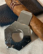 ELOI PERNET POCKET CIGAR CUTTER, STAINLESS STEEL GUILLOTINE & DUNHILL (no cigar) picture
